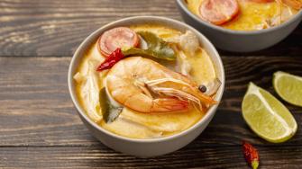 Caldo de camarón