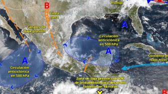 Durante este domingo y lunes, se esperan chubascos y lluvias fuertes en el noreste de México, así como vientos intensos con posible formación de torbellinos en zonas de Coahuila, Nuevo León y Tamaulipas, debido a la interacción entre una línea seca y un canal de baja presión.
Para más información del tema, visita: https://www.eleconomista.com.mx/politica/alvin-advierten-probabilidad-formacion-ciclon-tropical-pacifico-sur-20250525-760637.html
¡Síguenos en nuestras redes sociales para mantenerte informado!
Twitter: https://twitter.com/eleconomista
Facebook: https://www.facebook.com/ElEconomista.mx
Instagram: https://www.instagram.com/eleconomistamx
LinkedIn: https://www.linkedin.com/company/el-economista/
#ElEconomista #EETV