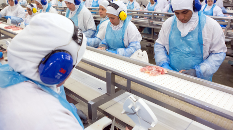 Exportaciones de pollo de Brasil.