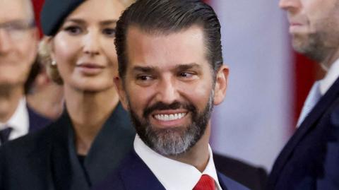 Rara vez Trump Jr, 47 años, ha hablado públicamente sobre sus aspiraciones políticas y ha optado principalmente por los negocios inmobiliarios de la familia.