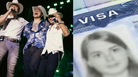 El anuncio, divulgado el viernes en sus redes sociales, explica que sus visas se hallan en un "proceso administrativo por parte de la embajada de Estados Unidos", lo que "hace imposible" la presentación que tenían programada para el domingo 1 de junio en Napa Valley, California.

Para más información del tema, visita: https://www.eleconomista.com.mx/arteseideas/grupo-firme-cancela-concierto-estados-unidos-problemas-visado-20250531-761605.html 

¡Síguenos en nuestras redes sociales para mantenerte informado!

Twitter: https://twitter.com/eleconomista 
Facebook: https://www.facebook.com/ElEconomista.mx
Instagram: https://www.instagram.com/eleconomistamx
LinkedIn: https://www.linkedin.com/company/el-economista/

#ElEconomista #EETV