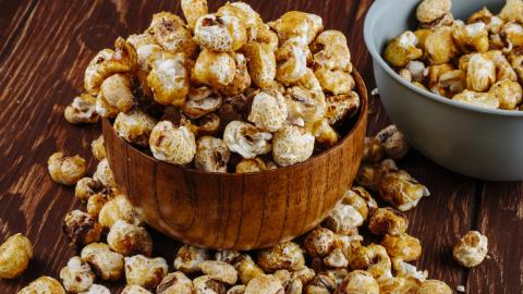 Palomitas con miel de agave.